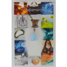 Foto van Hanger gezondheidssteen aquamarijn