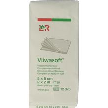 Foto van Vliwasoft Vlieskompres 5 x 5 cm 4-laags