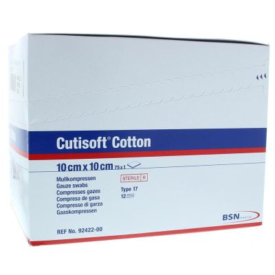 Cutisoft Cotton steriel 10 x 10 cm