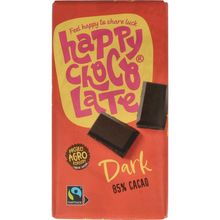 Foto van Happy Chocolate dark 85% bio