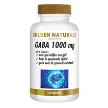 Golden Naturals GABA 1000 mg Foto van Golden Naturals GABA 1000 mg