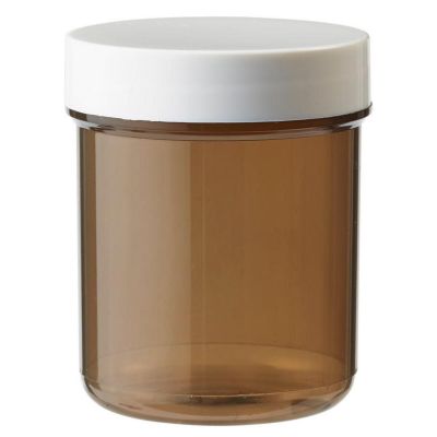 Plastobel tabletfles bruin gedopt 70 ml 56 stuks - 