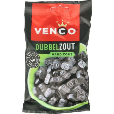 Venco dubbel zoute drop 120 gram - Snoep en chocola