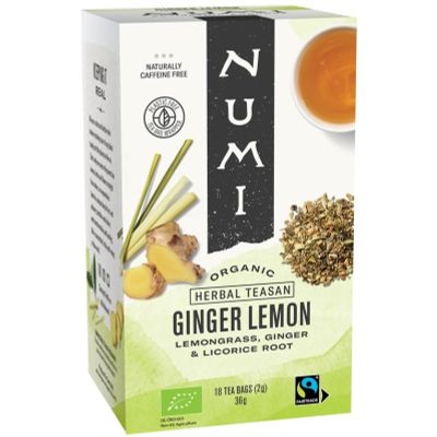 Numi Green tea ginger lemon