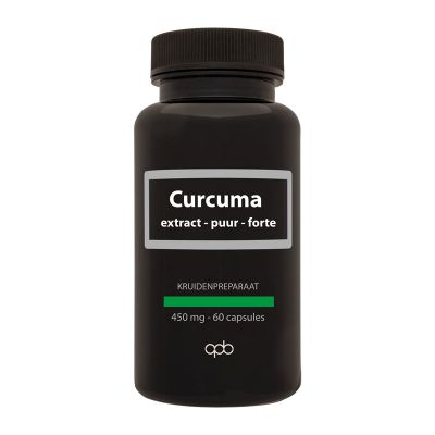 Apb Holland Curcuma curcumine forte 400mg 60 capsules - Fytotherapie