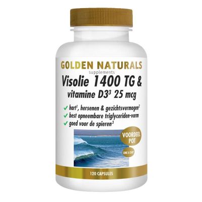 Golden Naturals Visolie 1400 TG vitamine D3