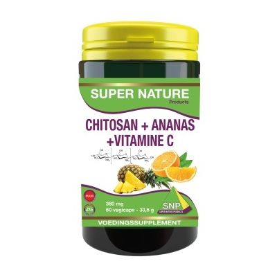 Foto van SNP Chitosan ananas vitamine C 360 mg