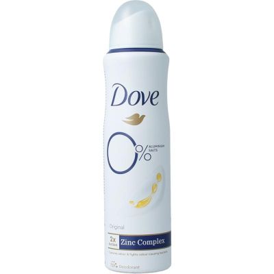 Dove Deodorant spray original 0% Dove Deodorant spray original 0% 150 Milliliter - Deodorant
