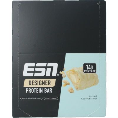 ESN Almond coconut bar 45g ESN Almond coconut bar 45g 12 stuks - Sportvoeding