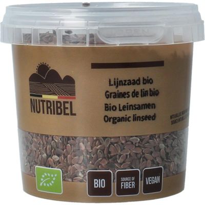 Nutribel Lijnzaad heel bio 200 gram - Voeding
