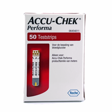 Foto van Accu Chek Performa teststrips