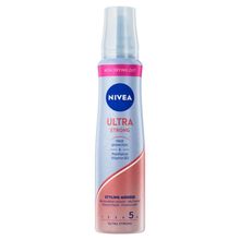 Foto van Nivea Hair care styling mousse ultra strong