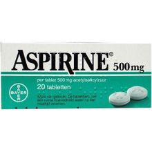Foto van Aspirine 500 mg