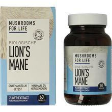 Foto van Mushrooms F Life Lion's mane bio