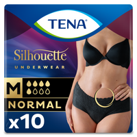 TENA Silhouette Normal Noir - Lage Taille M
