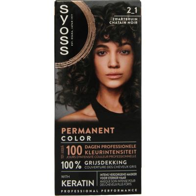 Syoss colors bas 2-1 zwart bru