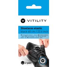 Foto van Essentials Schoenveters elastic zwart