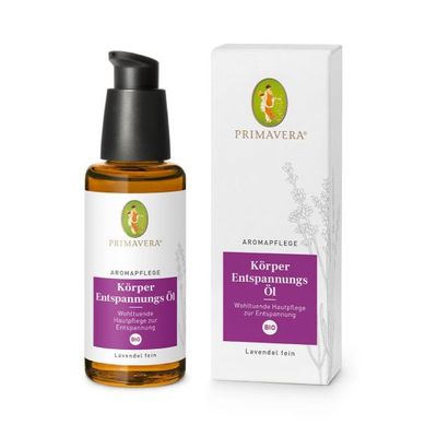 Primavera Lichaamsontspanningsolie bio 50 Milliliter - Aromatherapie