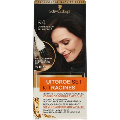 Schwarzkopf Vital uitgroeiset donker bruin