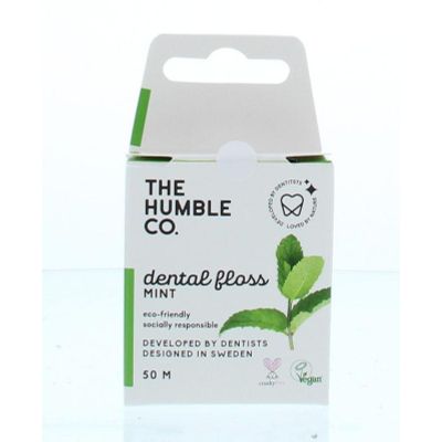 The Humble Co Dental floss fresh mint 50 meter 1 stuk - Mondhygiene