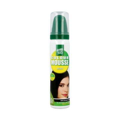 Henna Plus Colour mousse styling zwart 75 milliliter - Shampoo