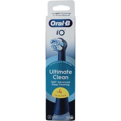 Oral B Opzetborstels ultimate clean black 4 stuks - Tandenborstel
