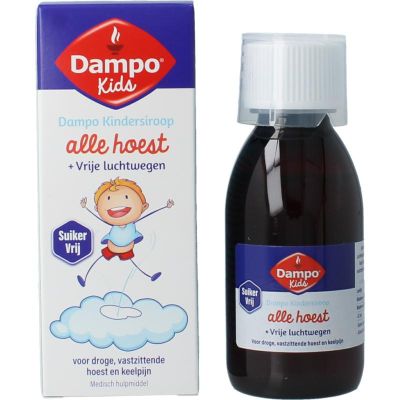 Dampo Kindersiroop alle hoest suikervrij 120 Milliliter - Hoest