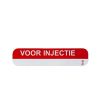 Afbeelding van Sticker voor injectie rood
