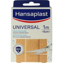 Hansaplast Universal 1 m x 6 cm Foto van Hansaplast Universal 1 m x 6 cm