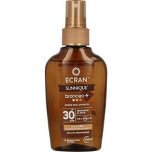 Foto van Ecran Sunnique aceite broncea+ SPF30