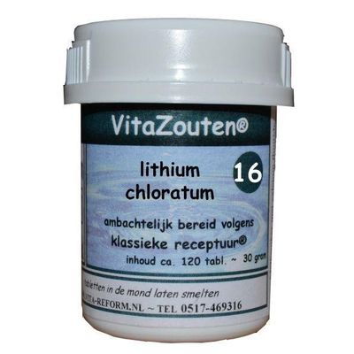 Lithium chloratum VitaZout Nr. 16 Foto van Lithium chloratum VitaZout Nr. 16