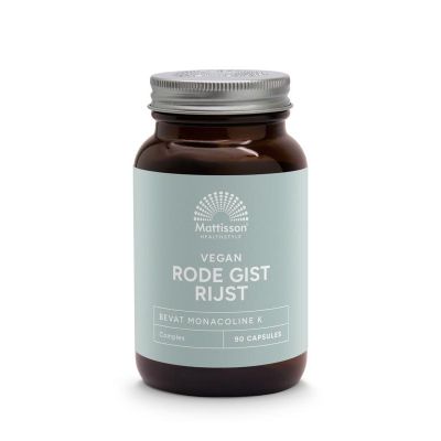 Mattisson Rode gist rijst complex 90 Vegetarische capsules - Rode gist rijst