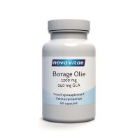 Nova Vitae Borage olie 1200 mg GLA 240 mg