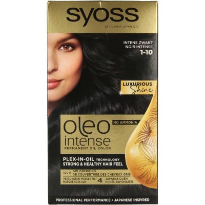 Syoss Color Oleo Intense 1-10 zwart haarverf
