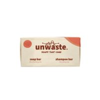 Unwaste Duopack orange soap shampoo bar