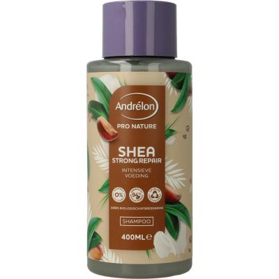 Andrelon Shampoo pro nature shea SOS repair Andrelon Shampoo pro nature shea SOS repair 400 Milliliter - Shampoo