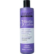 Foto van Urban Care Expert hair & scalp shampoo biotine & caffeine