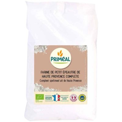 Primeal Volkoren eenkoorn speltmeel Primeal Volkoren eenkoorn speltmeel 500 gram - Brood en bakmixen