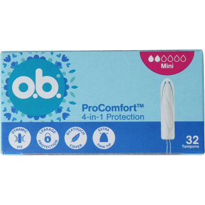 OB Tampons pro comfort advanced mini 32 stuks - Algemeen