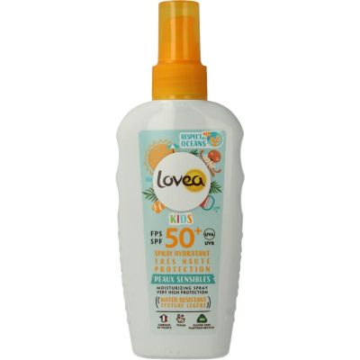 Lovea Moisturizing spray kids SPF50+ Lovea Moisturizing spray kids SPF50+ 150 Milliliter - In de zon