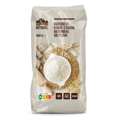 Nutribel Havermeel glutenvrij bio Nutribel Havermeel glutenvrij bio 500 gram - Voeding