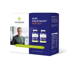 Foto van Vitakruid Multi dag & nacht man 50+ 2 x 90 tabletten