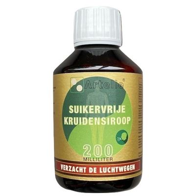 Artelle Kruidensiroop suikervrij 200 Milliliter - Fytotherapie