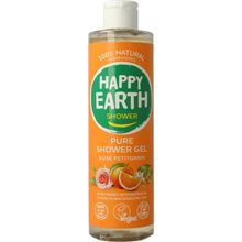 Foto van Happy Earth Pure showergel rose petitgrain