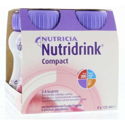 Nutridrink Compact aardbei 125 ml