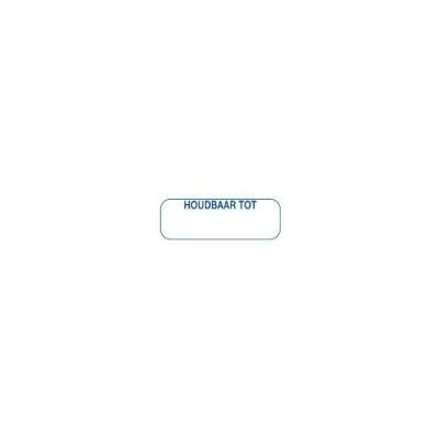 Strooketiket houdbaar tot 30 x 10 mm 1000 stuks - 
