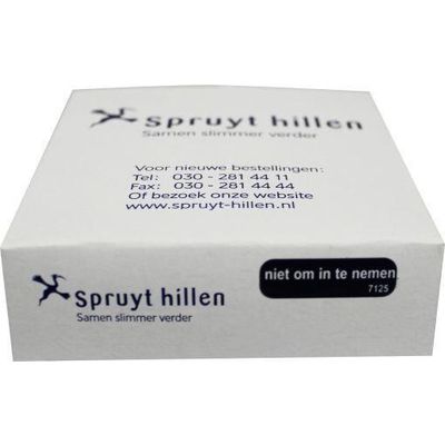 Sticker niet om in te nemen blauw 1000 stuks - 