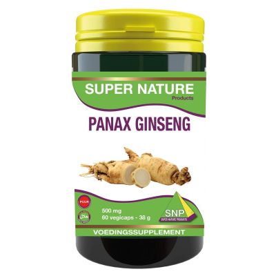 SNP Panax ginseng 500 mg puur 60 capsules - Fytotherapie