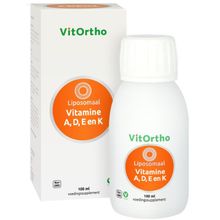 Foto van Vitortho Vitamine A D E en K liposomaal