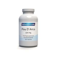 Foto van Nova Vitae Pau d arco 500 mg extract 5:1